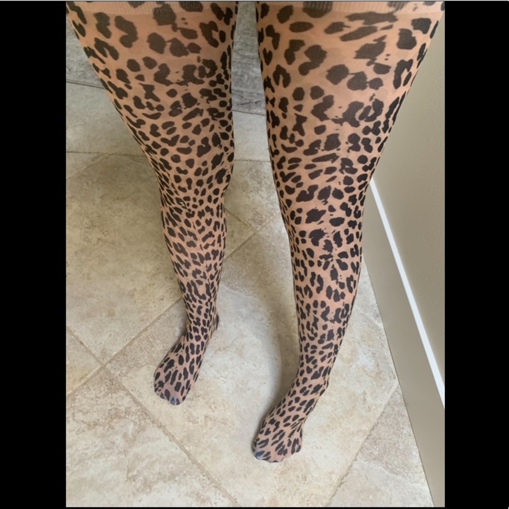 Well Worn Animal Print Tights